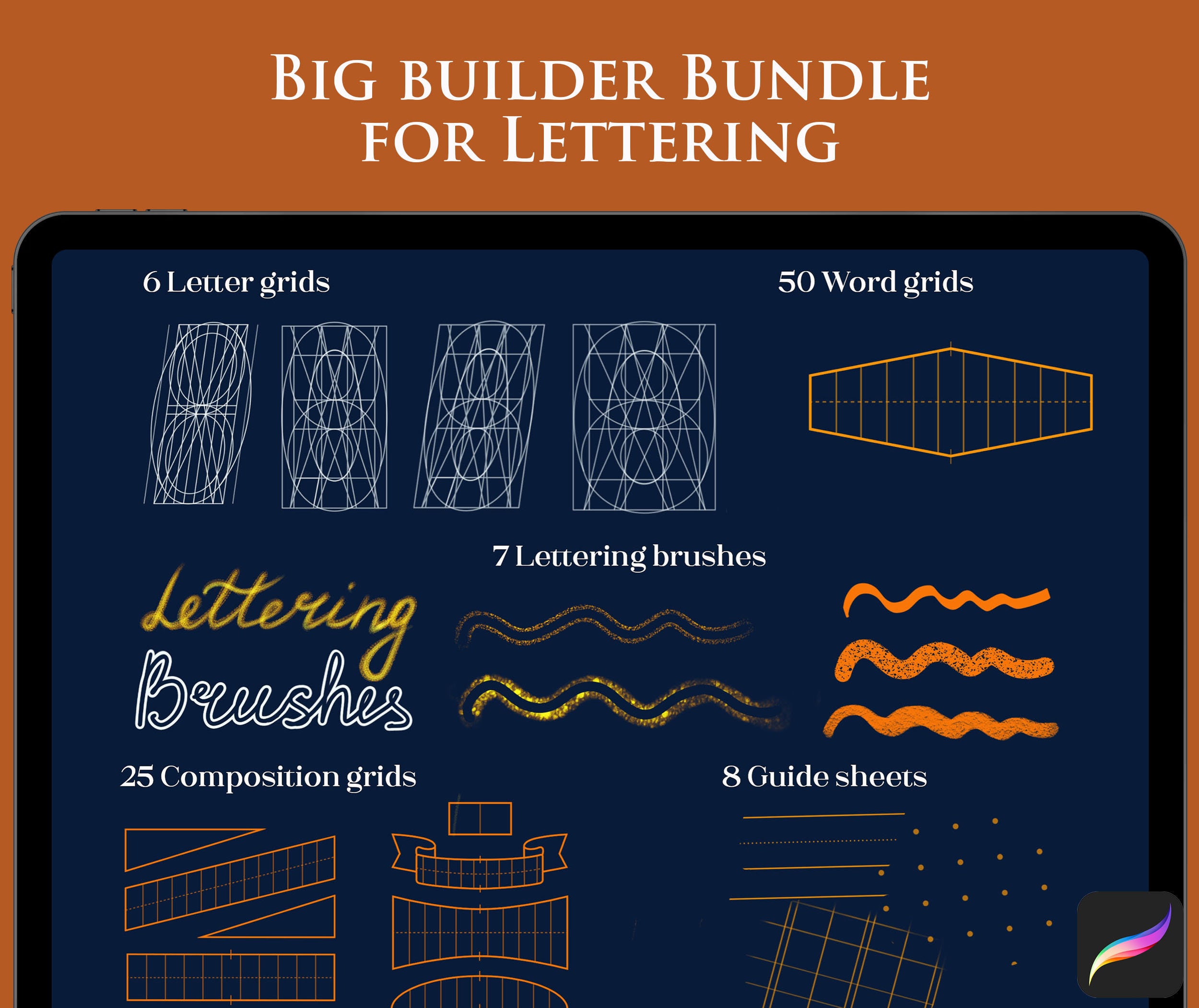 letter builder free download procreate