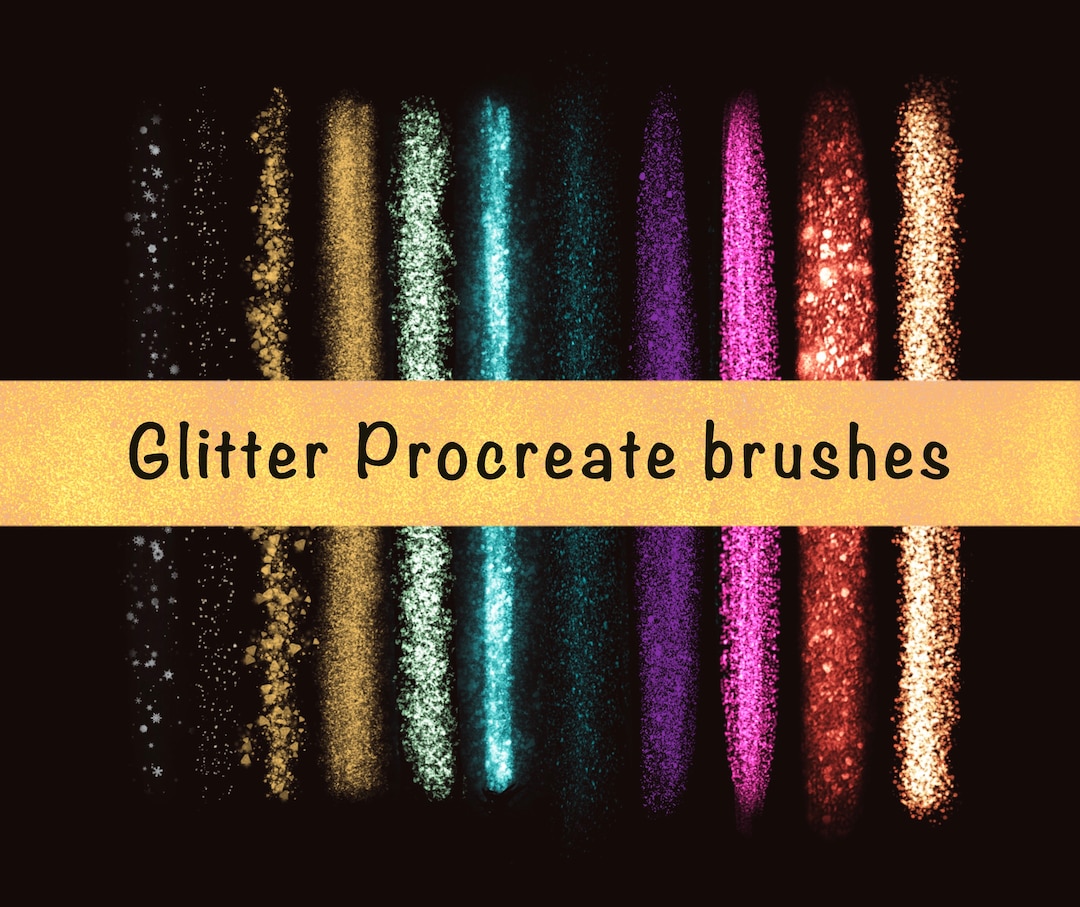 Buy Glitter Brush Set for Procreate: Makeup, Lettering, Shine (digital  Download) Online in India