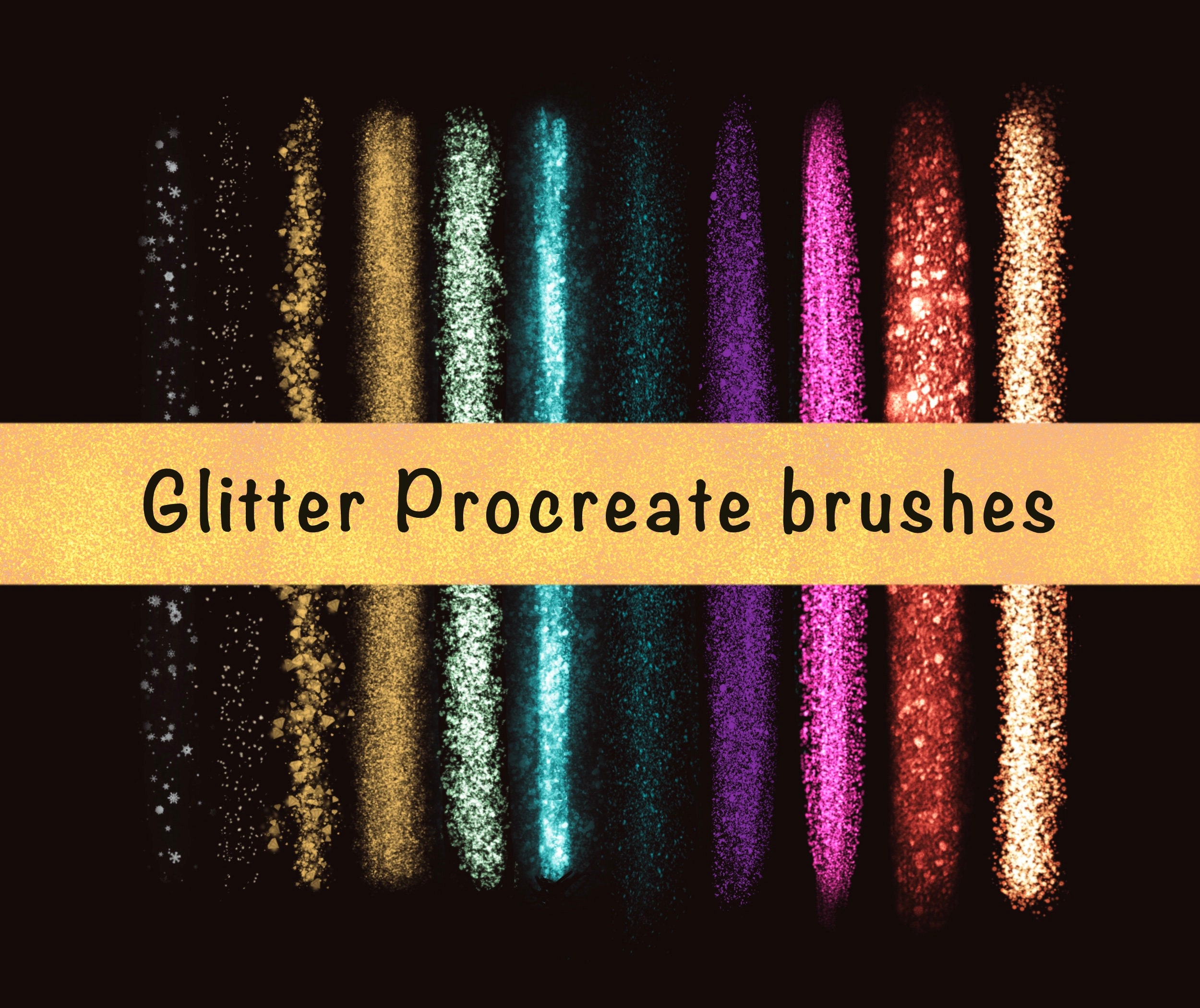 glitter brush procreate free