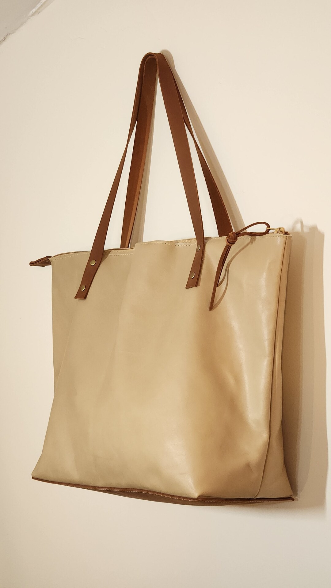 Xlarge Oversized Classic Zipper Tote With Interior Zipper Etsy