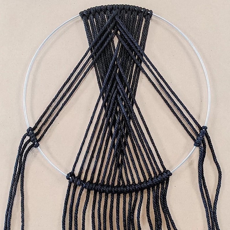 Macrame Hoop Wall Hanging DIY Kit - Etsy