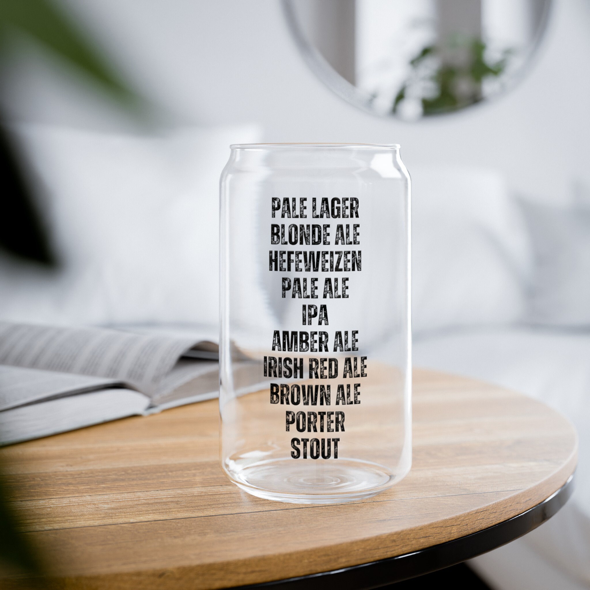 Funny Beer Can Glass Beer Tasting Cup Lager Ale Stout Gift Beer Gift