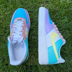 Custom Pastel Air Force Ones