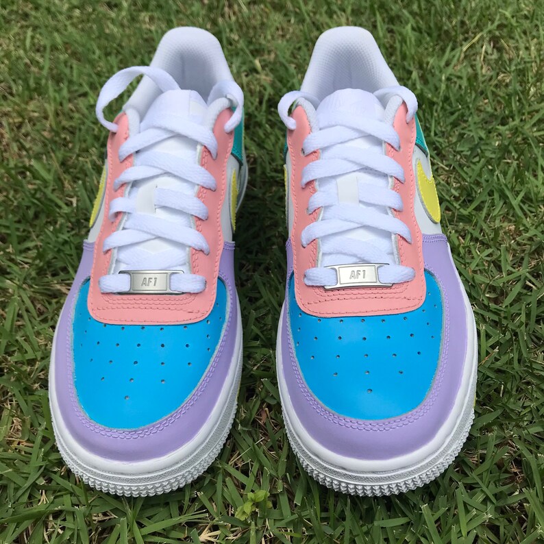 custom air force ones pastel