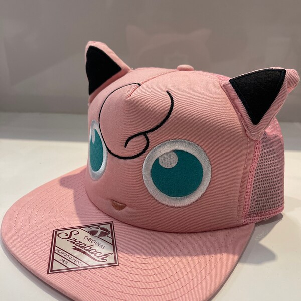 Pokémon Jigglypuff Limited Edition SnapBack Cap Hat, Pink