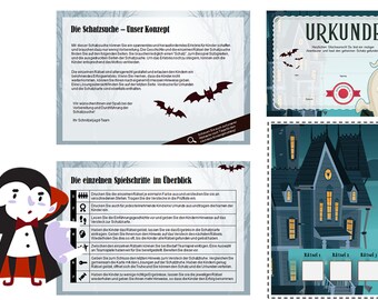 Halloween Schnitzeljagd Set Für Kinder Ab 6 Jahren - Komplettset Mit QR Codes & Urkunden | Gruselparty Geburtstagsspiel