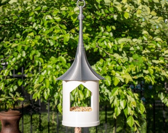 Whimsical Bird Feeder| Birdfeeder | Outdoor | Stately Birdfeeder | Fairy Bird Feeder | Bird Feeder for the Outdoors | Hanging Bird Feeder  |