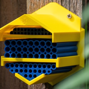 A &quot;Better&quot; Bee Hotel | Removable Nesting Tubes | Easy to Clean Bee Hotel | A “Better” Bee House