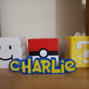 Gotta Get a Nameplate! 3 Sizes, Custom Name Plate, Gamer Gift, Nursery, Kid Room Sign, Personalized Desk, Kid Playground, Teacher, Office
