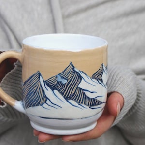 Aardewerk Arctic Mountains-mok 14 oz 16oz