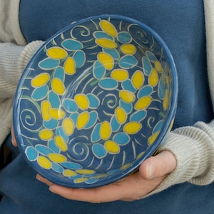 Keramik Schale Ukrainischer Frühling 18 cm