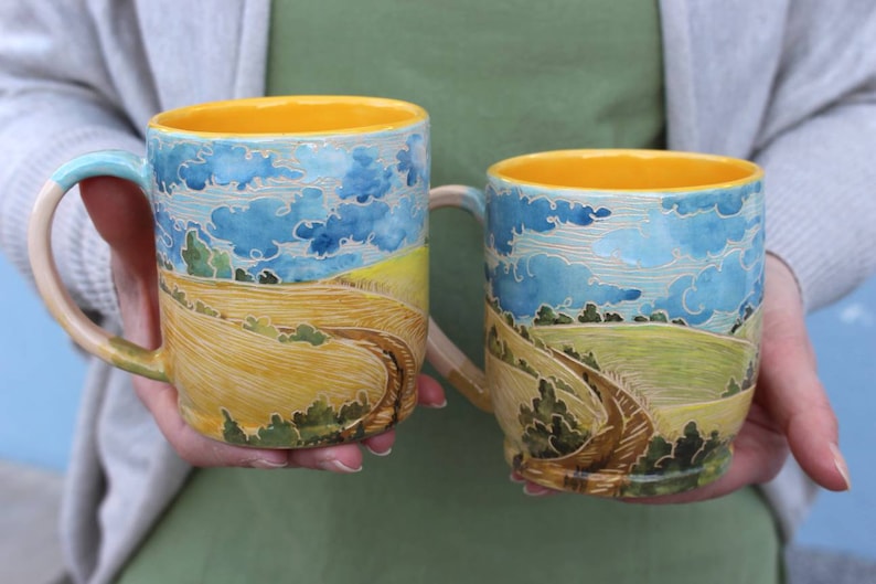 Ukraine Landscape coffee mug