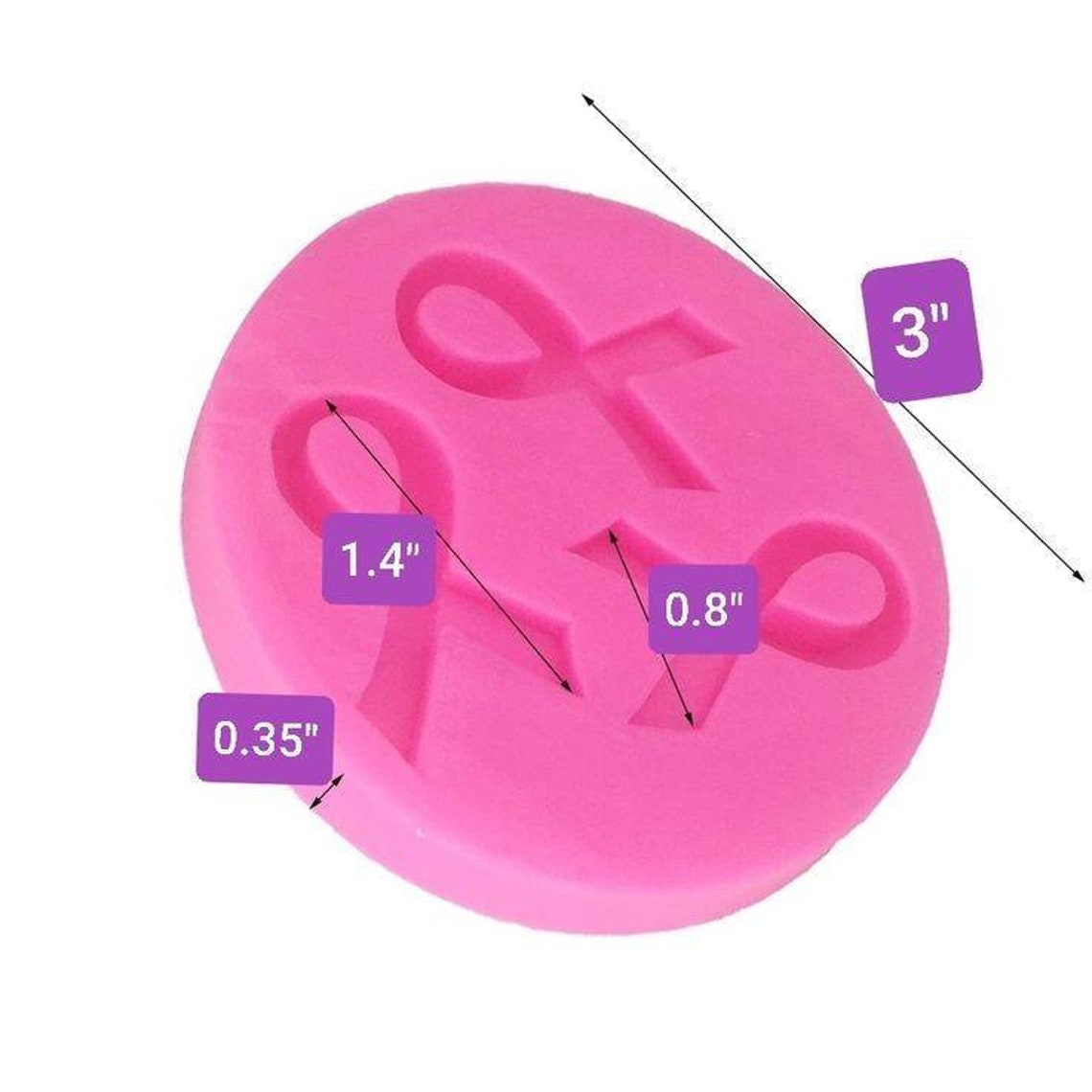 Badge reel toppers badge reel mold badge clip mold resin Etsy