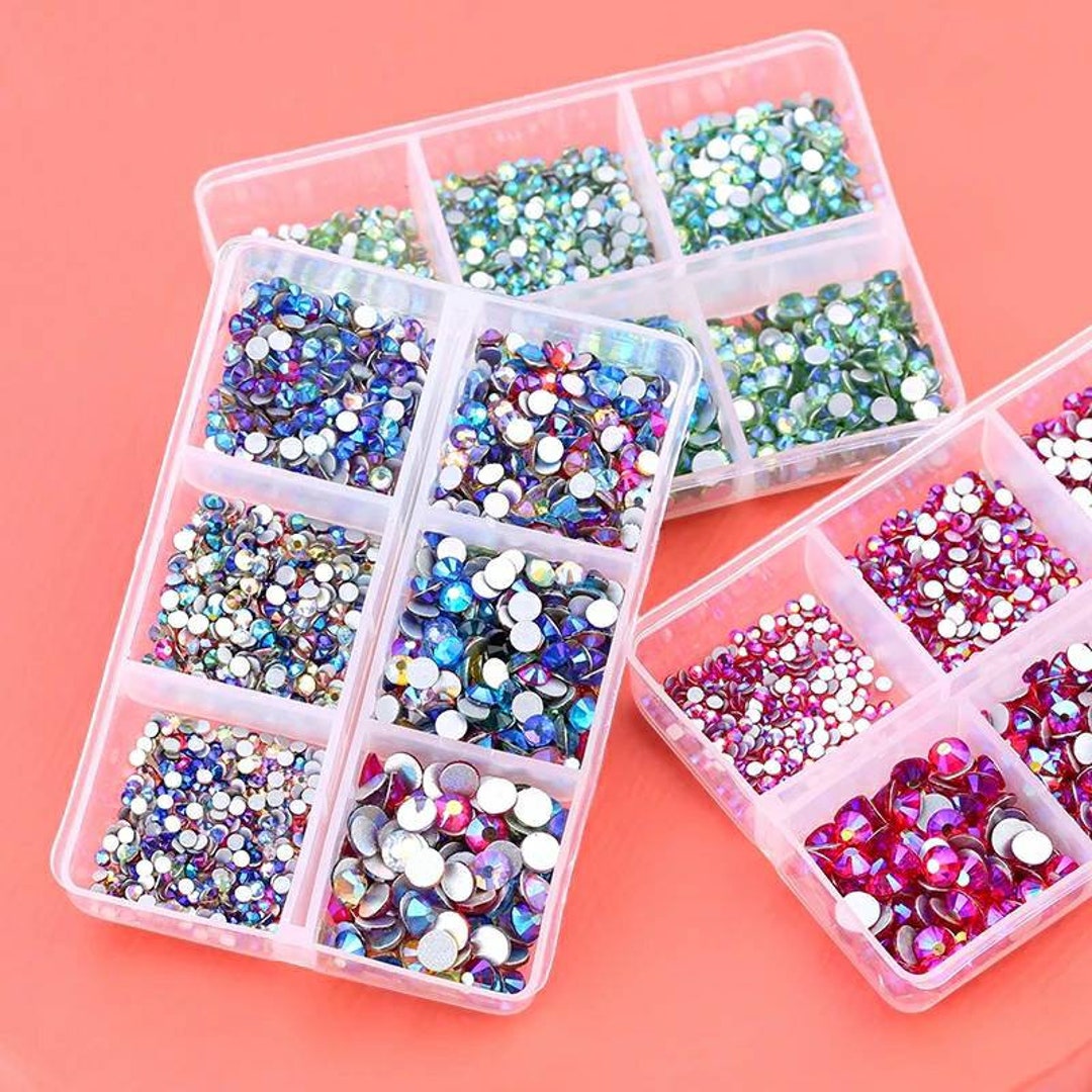 Resin Craft Rhinestones 1560 Pcs Rhinestone Set Glass Etsy UK
