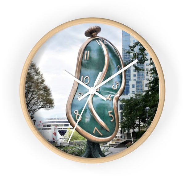 Horloge de fusion Dali Salvador Art intemporel Décoration unique Cadeau Amoureux de l'horlogerie Perception métaphysique Peintres célèbres