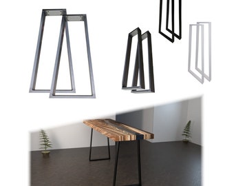 Stehtisch TR3 Tischgestell Trapez Gestell Tischbeine Esstischbeine Küchentischbeine Stahl Metall Eisen in Industrie, schwarz oder weiß