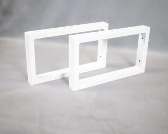 Wall bracket washbasin holder white matt shelf support washbasin stable industrial shelf