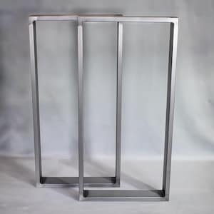 Robuste rechteckige Tischkufen aus Stahl – perfekt für Hochtisch, Stehtisch, Esstisch & DIY-Möbel im modernen Industrial Design, robust | R4