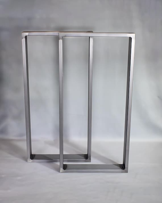 Robuste rechteckige Tischkufen aus Stahl – perfekt für Hochtisch, Stehtisch, Esstisch & DIY-Möbel im modernen Industrial Design, robust | R4