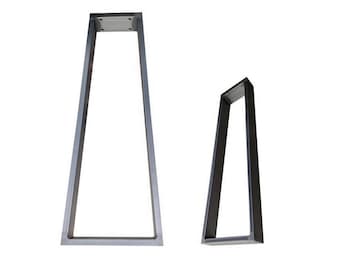Stehtisch einzeln Tischgestell Erweiterung Tischfuß Tischbeine Stahl Metall Eisen Industrie Trapez TR3