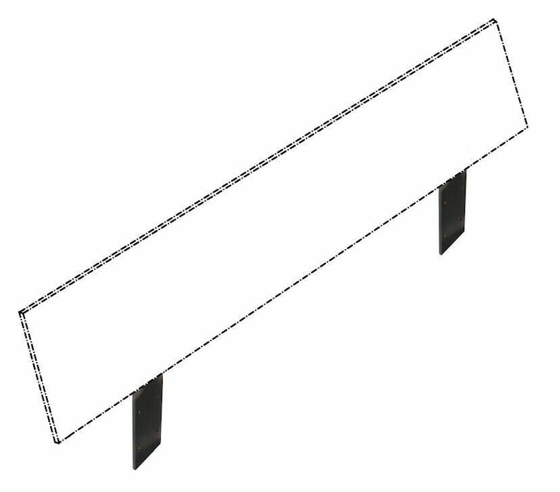 Kopflehnenhalter schwarz Kopflehne Bettlehne Rückenlehne Bett Lehne Bettlehnenhalter zum anschrauben Bild 4