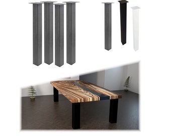 Tischbeine G1 gerade Tischgestell Tischuntergestell Möbel Stahl Tischfuß Tisch Tischbein Metall 60 80 100 Industrie schwarz weiß