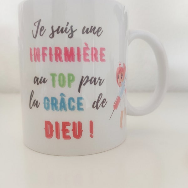 Tasse "Infirmière au top"