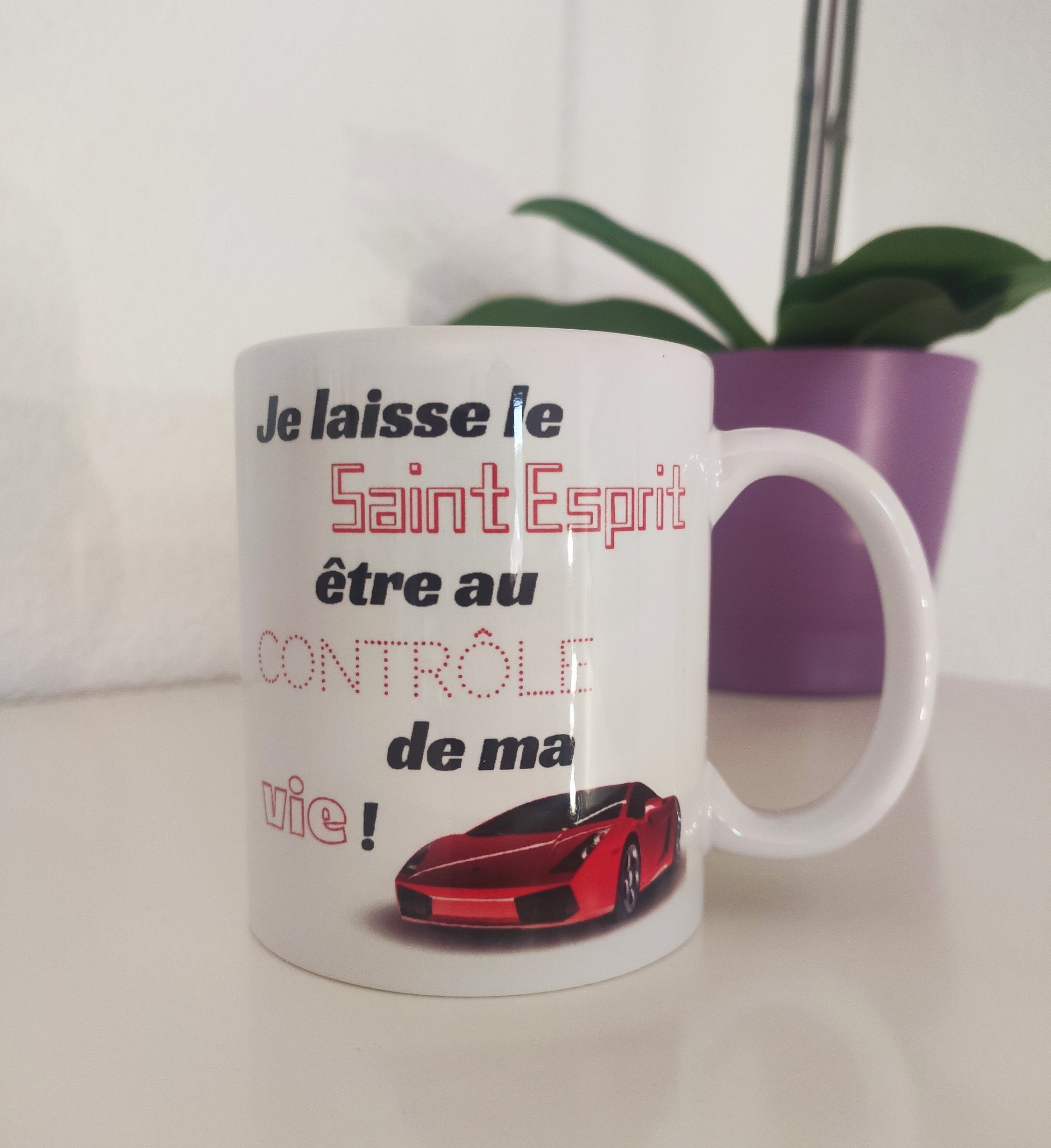 Tasse en Céramique Motif Voiture