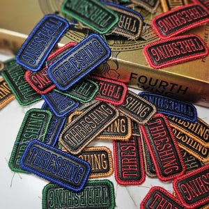 Threshing Patch | Fourth Wing Threshing Day Embroidered Patch | Empyrean Bookish Iron On