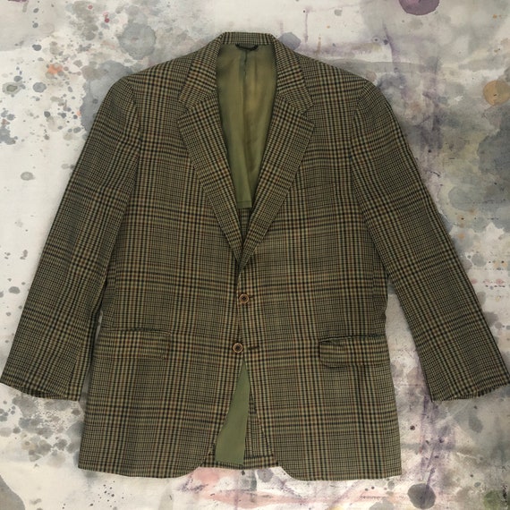 60s Plaid Sportcoat