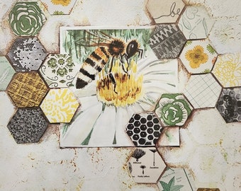 Bee in Nature- Giclee Print