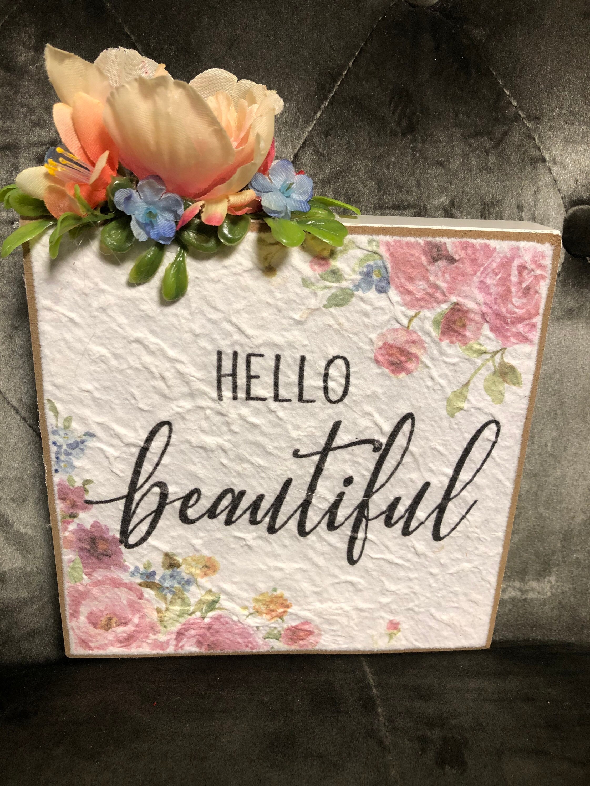 Hello Beautiful Sign Etsy