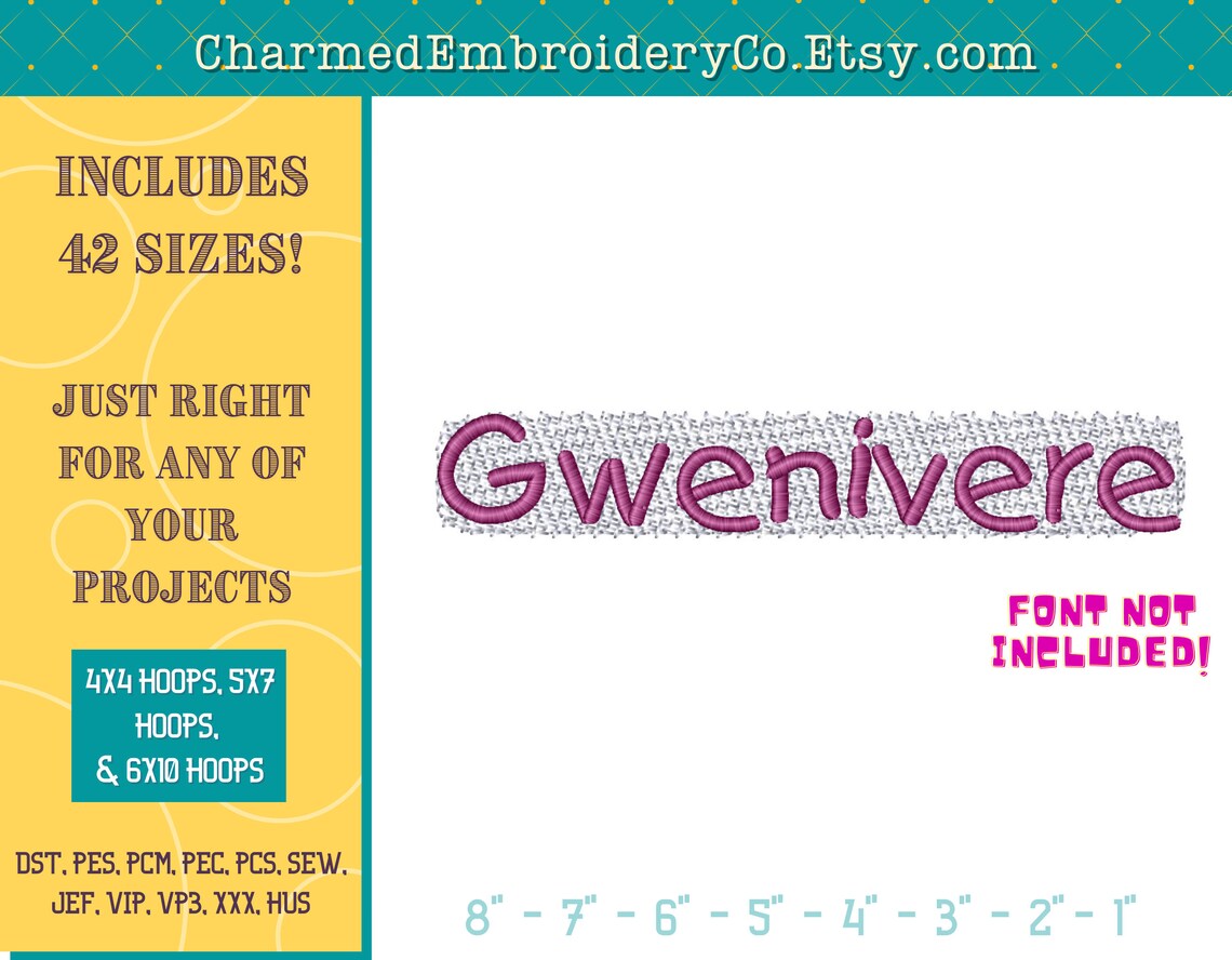 Knock Down Stitch Embroidery Design Stocking Embroidery Etsy