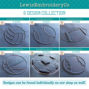 Sports Bundle, Embossed 3D Puff, Machine Embroidery Designs - (PDF ...