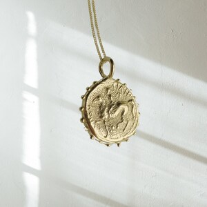 Ancient Coin Pendant | Handmade Relic Necklace