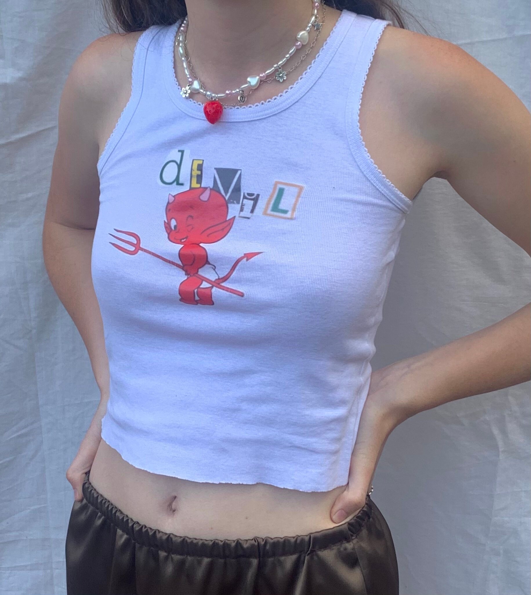 The Hot Stuff Baby Devil Tank Top Etsy Australia