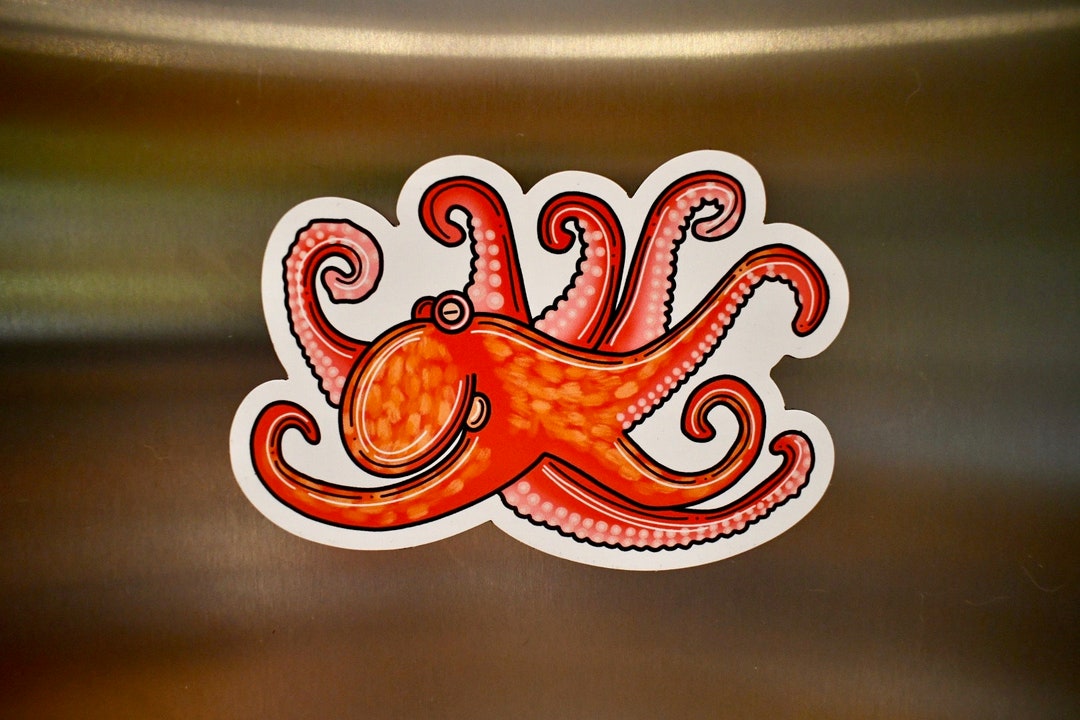 Octopus Magnet - Etsy