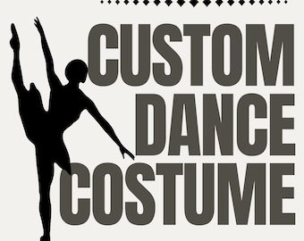 MADE TO ORDER! Custom Dance Costume for Soloist - Lyrical, Jazz, Tap, Acro etc.