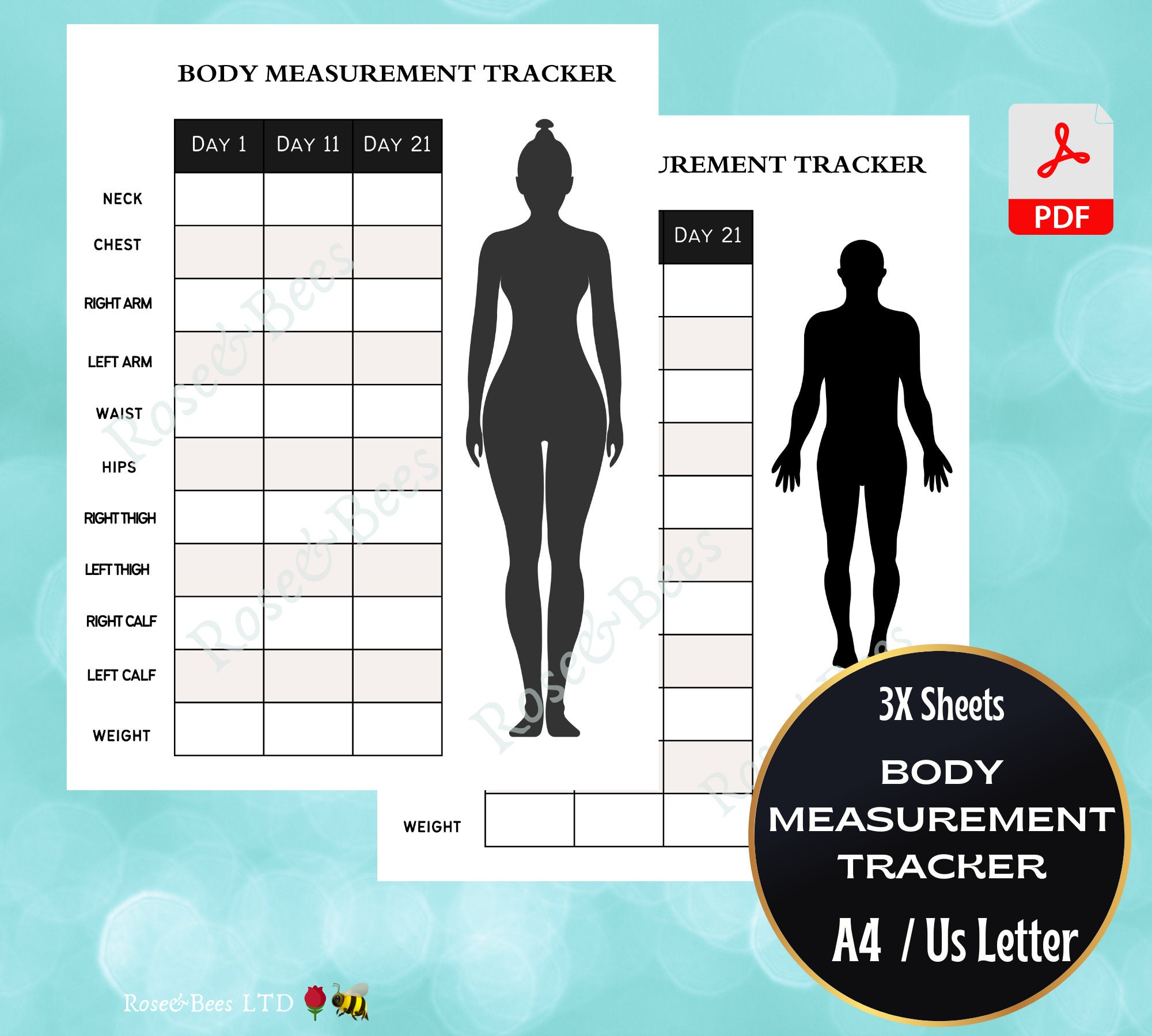 body-measurement-tracker-body-measurement-chart-weight-loss-weight-loss-bmi-tracking-womanman-diet-pdf-digital-download-printable-etsy