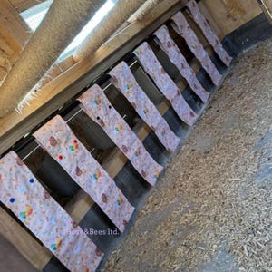 Chicken Nest Box Curtains | Hen Privacy Curtains | Nesting Box Cover | Poultry Nesting Box Curtains | Hen Coop Curtains | Hen House Cover |