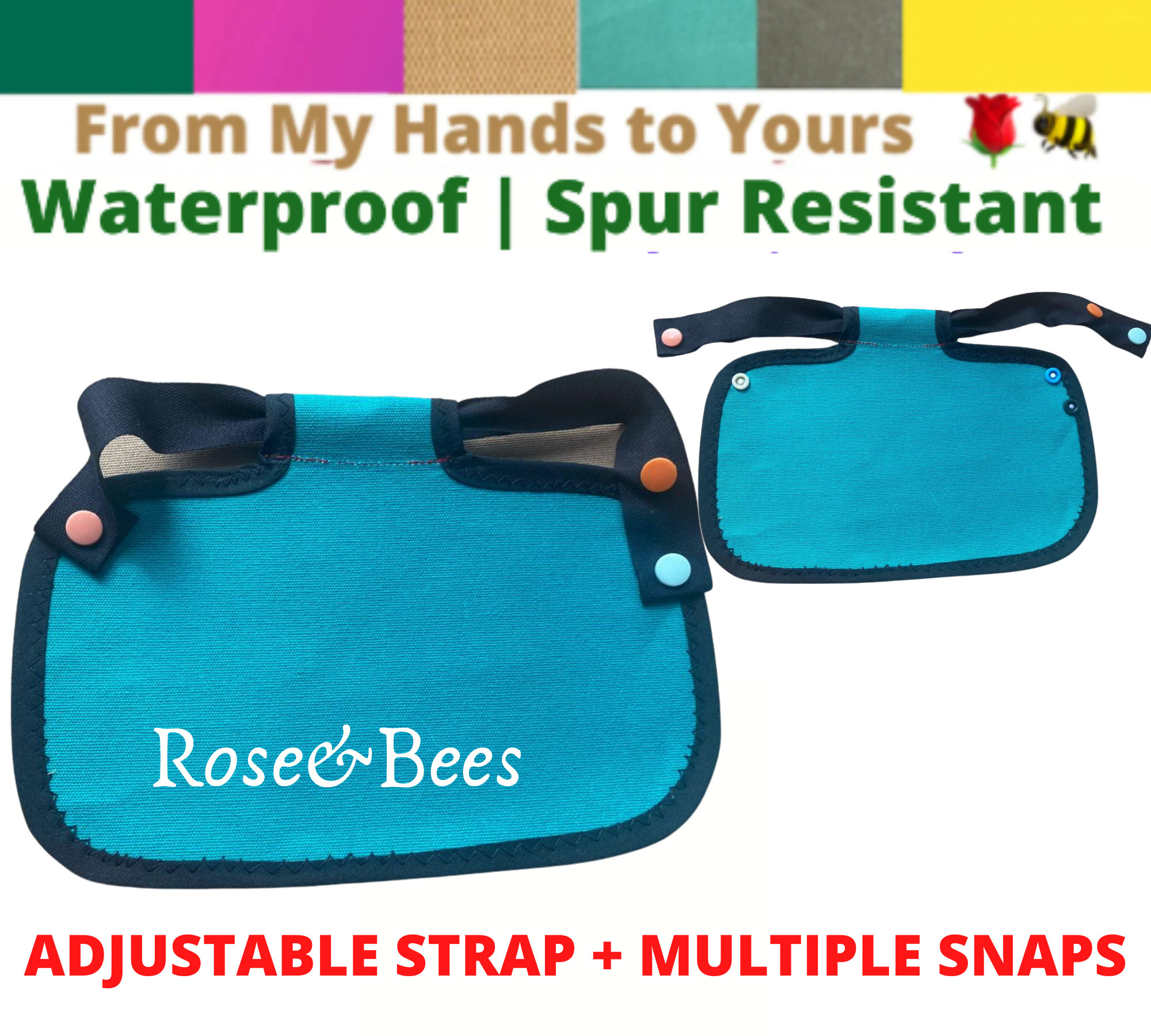 Grembiule Protettivo Per Galline - Sella In Cotone Per Evitare Beccate E Lesioni - Taglia Unica - Foto 7