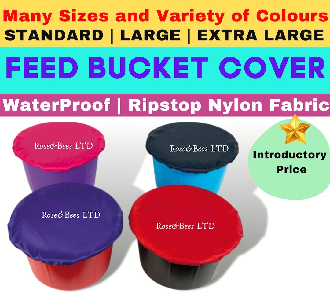 Horse Feed Bucket Cover Feed Cover Feed Bucket Cover Pink Feed Cover