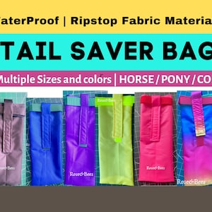 Equine Tail Bag | Horse and Pony Tail Bag | Equestrian Tack | Waterproof Tailbag | Braided Tail Care | Grooming Protection | Water resistant
