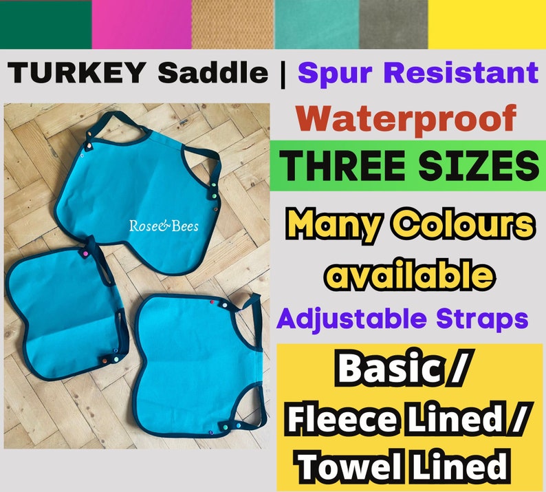 Turkey Back Protection TURKEY SADDLE | Hen Feather Protector Jacket | Turkey Apron | Turkey ...