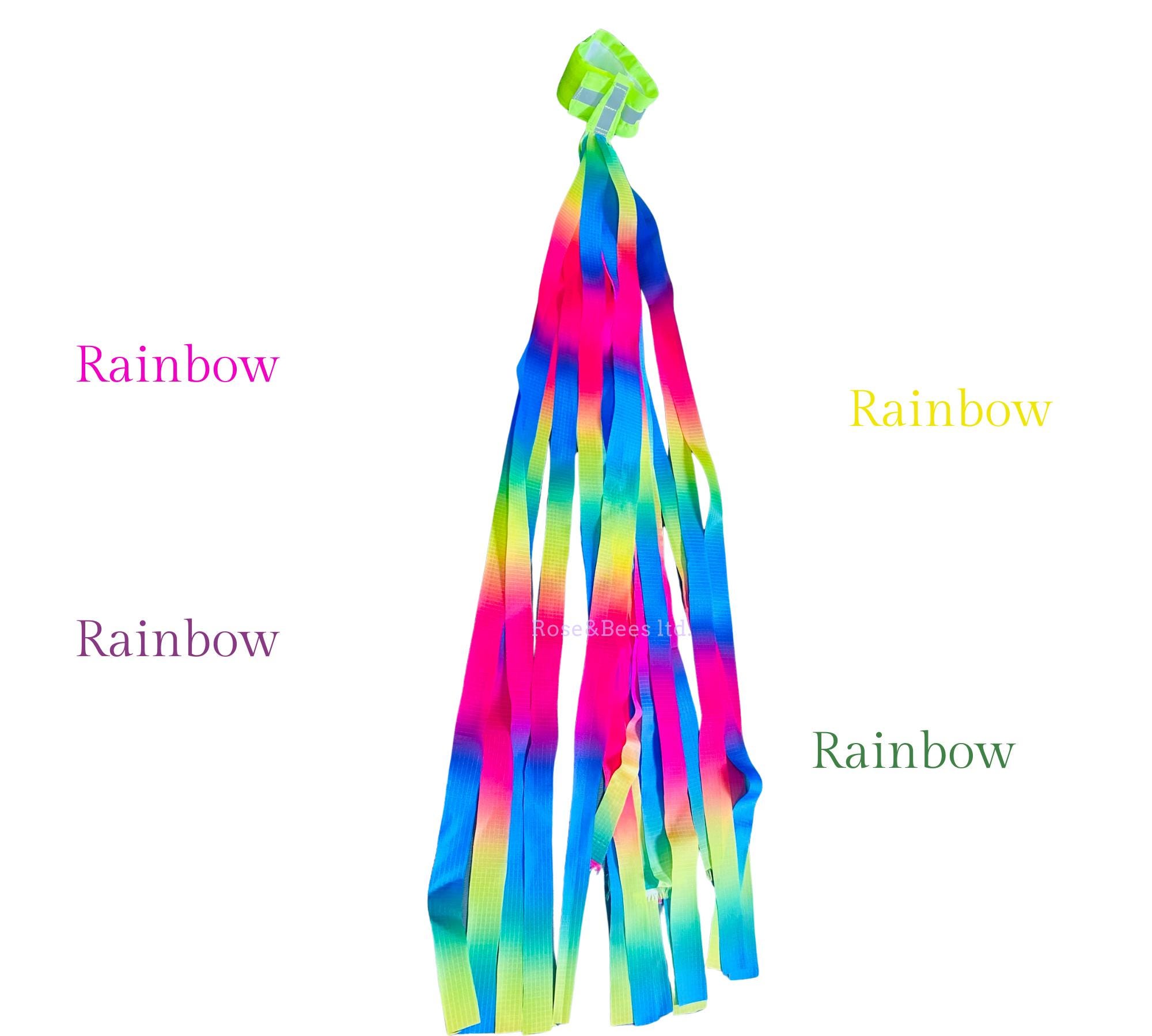 Hi_viz REFLECTIVE TAIL STREAMERS | Adjustable Hook and Loop & Elastic ...