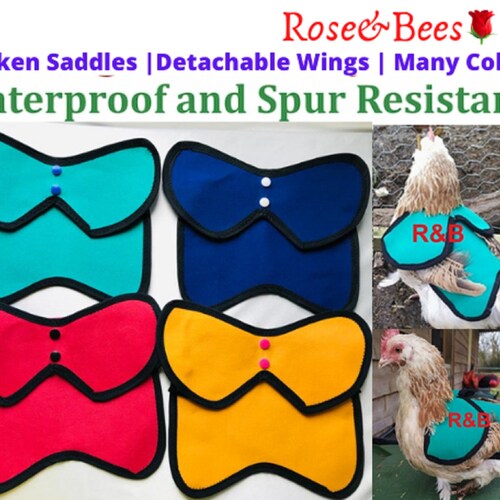 Chicken Saddle Wing Protector Hen Apron Bantam Etsy