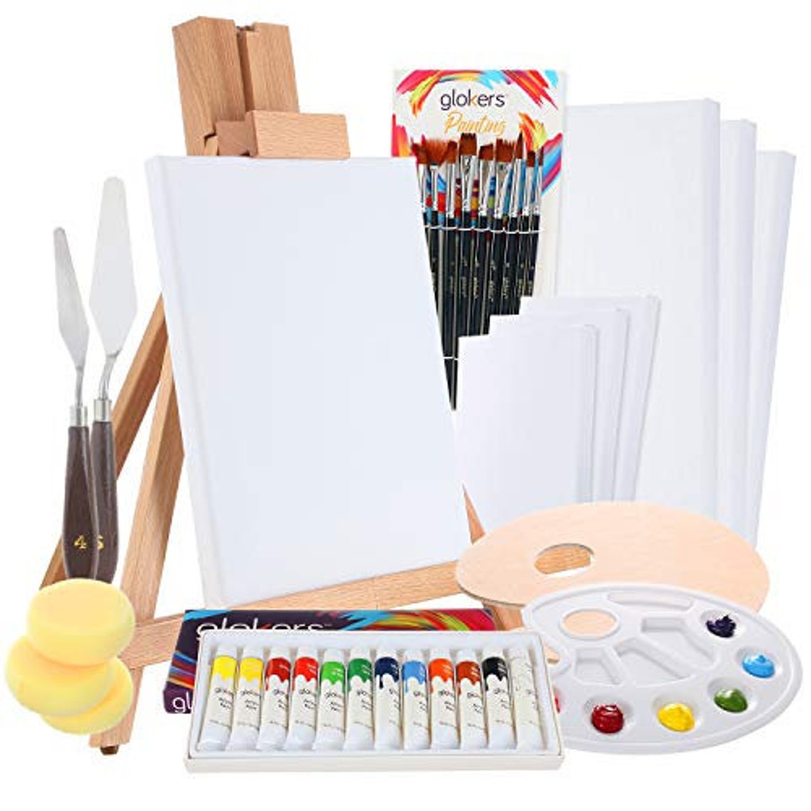 Complete Professional Acrylic Painting Supplies Set Includes Etsy