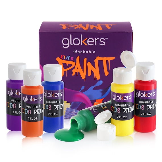 Glokers Art Paint - Six-Piece Washable Kids Paints