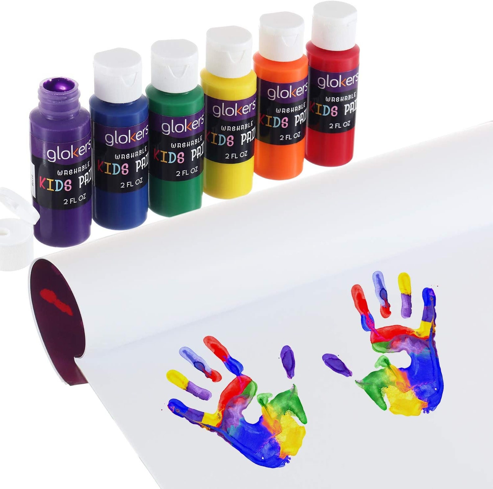 Finger Paint Pad & 6 Colors glokers Paint Etsy