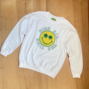 Smiley Stoner Sweatshirt by Sammy X SMOKE